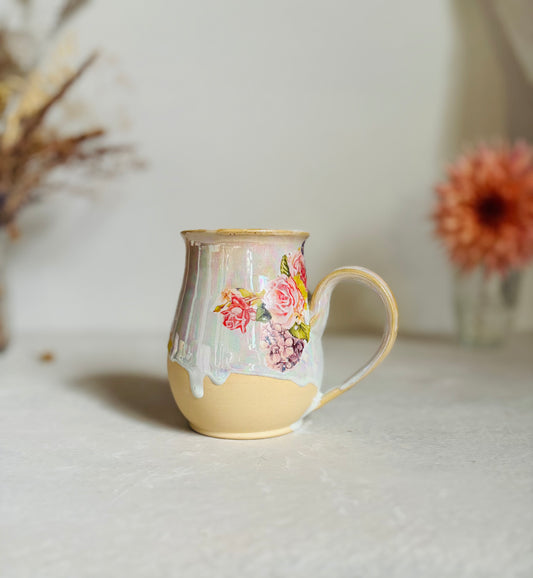 Iridescent Floral Mug (second)