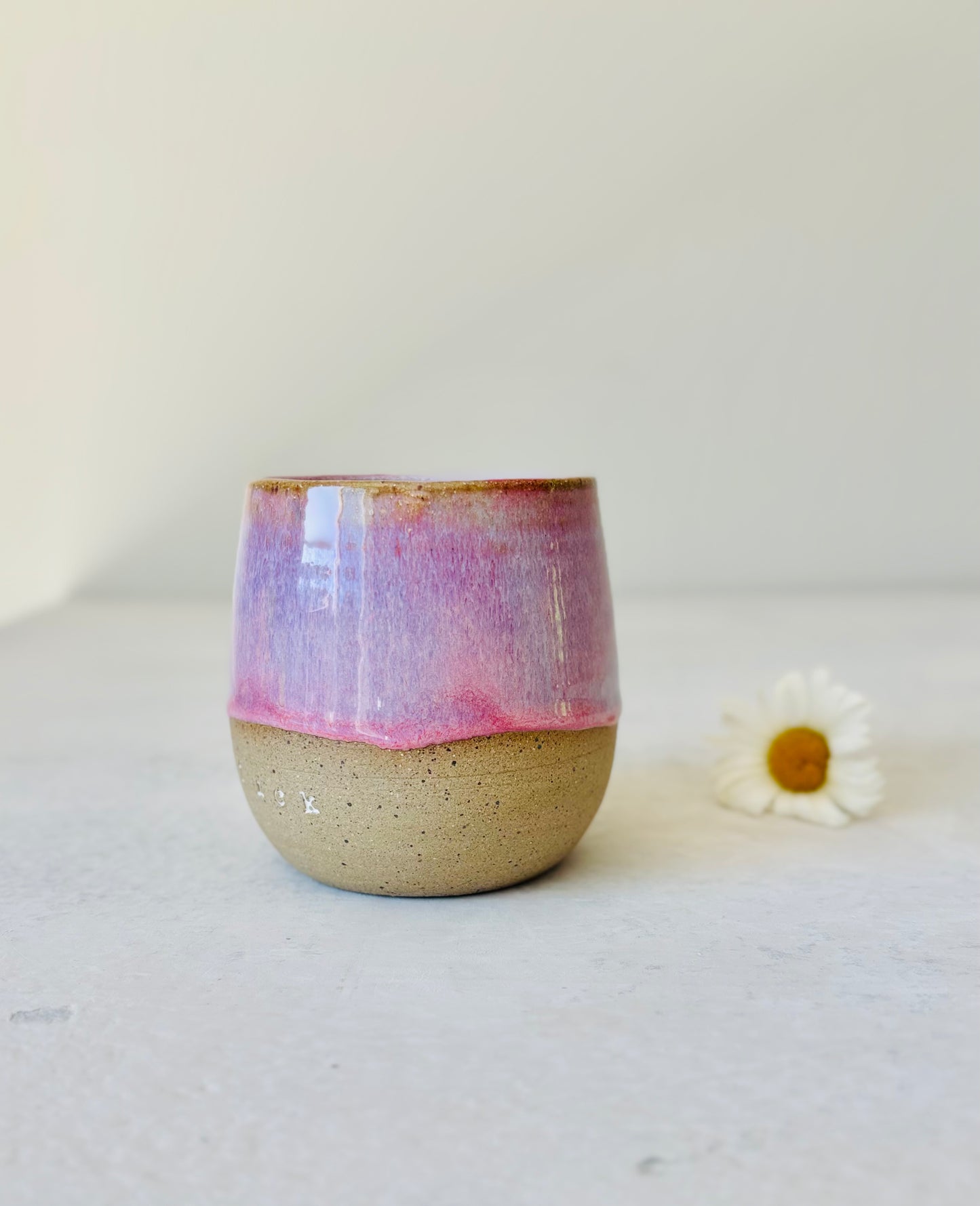 “Fuck” Tumbler in Radiant Rose (2 available) (12-13 fl oz)