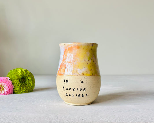 I’m a Fucking Delight Rainbow Mug