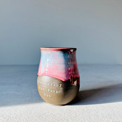 “Absolutely the Fuck Not” Mug in Summer Sunrise