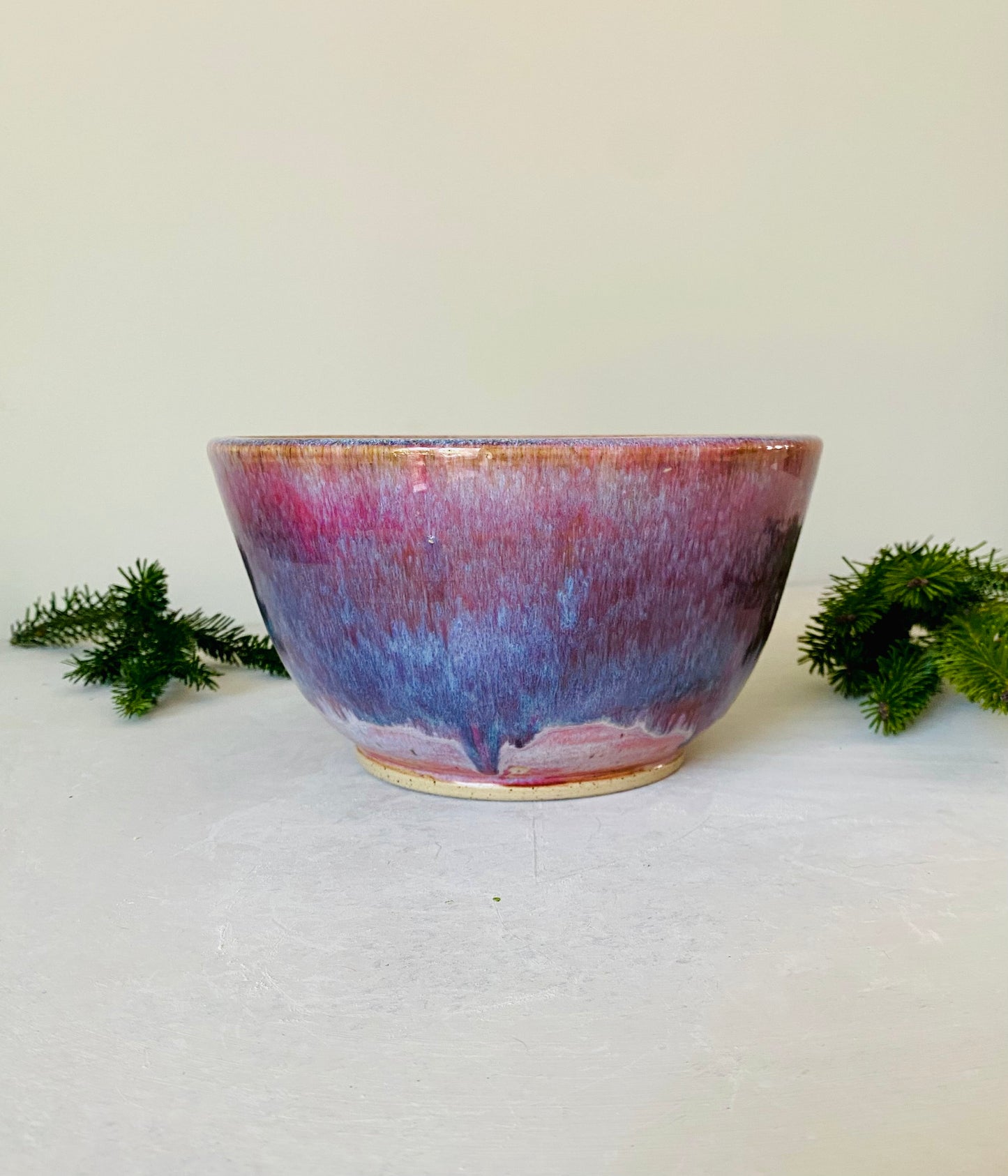 10 Cup Tall Winterberry Serving Bowl