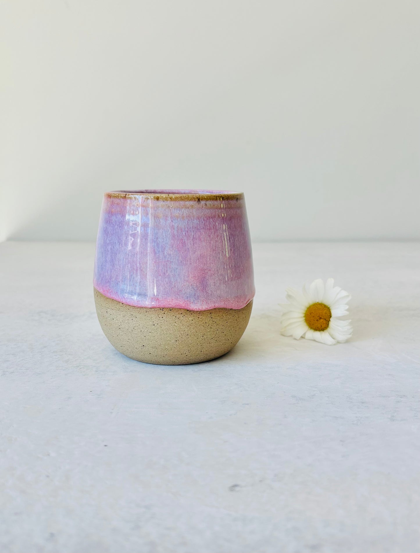 “Fuck” Tumbler in Radiant Rose (2 available) (12-13 fl oz)