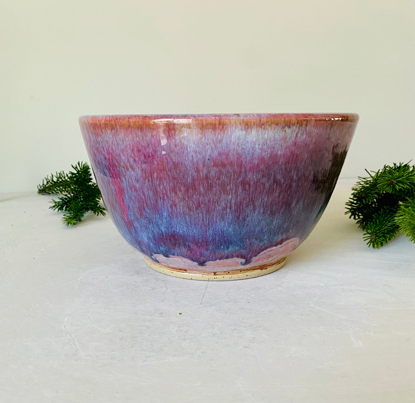 10 Cup Tall Winterberry Serving Bowl