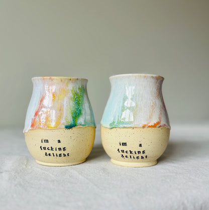 Pre-order I’m a Fucking Delight Rainbow Mug (15-16 fl oz) (8-12 weeks)