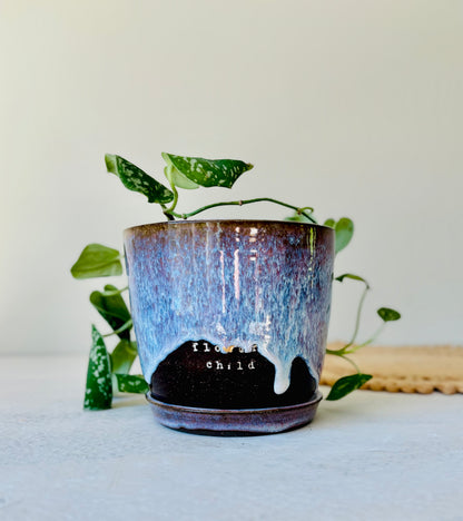 Flower Child 22k Gold Planter (~ 6 cups)
