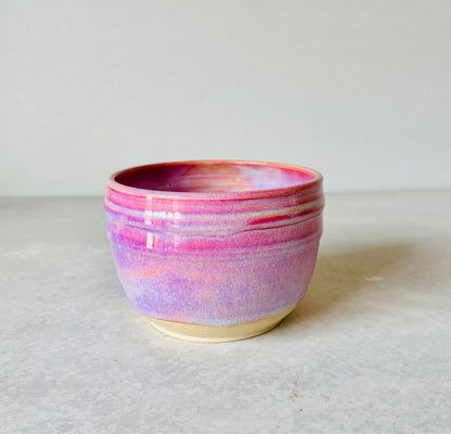 Textured Small Bowl Pink Cadillac