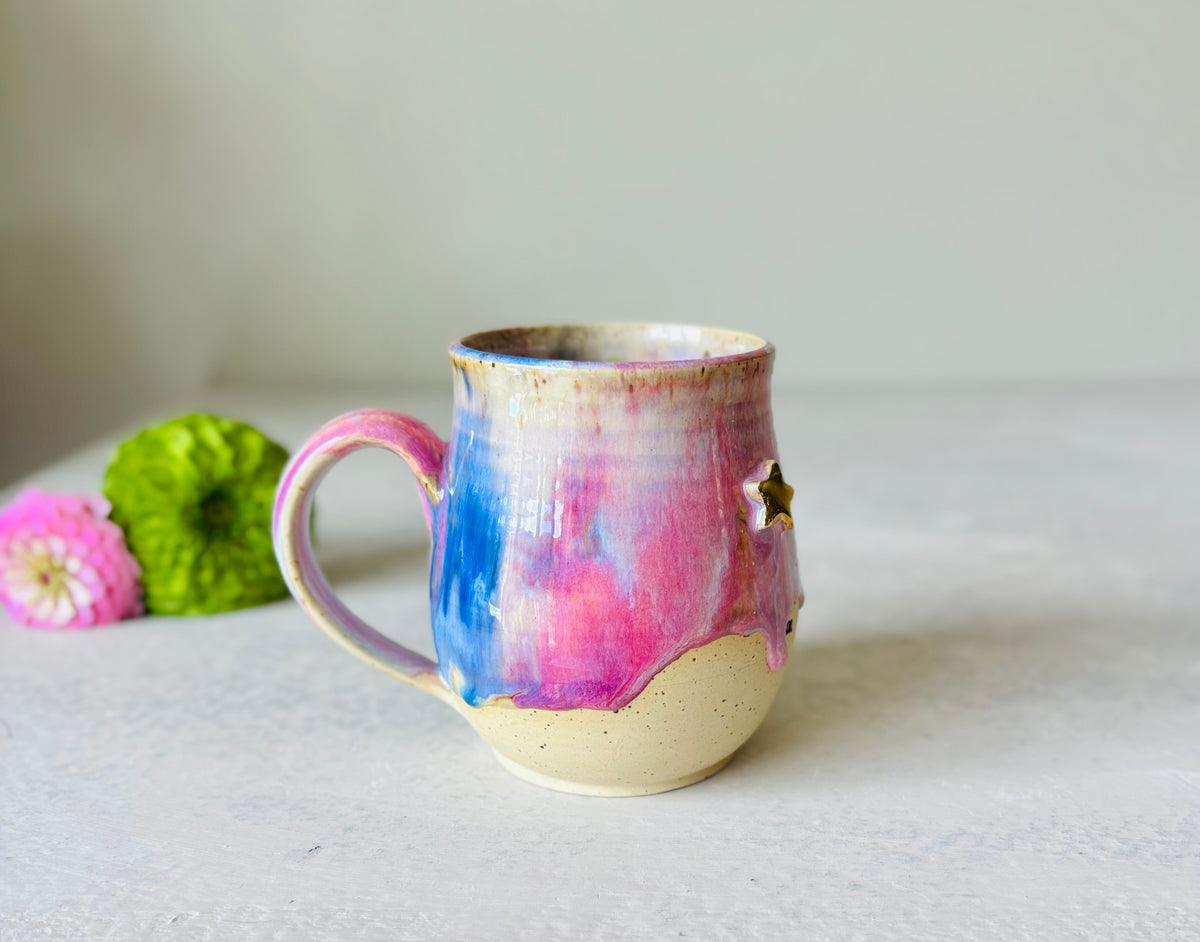 PREVIEW: Release Date is October 11th, 6pm est for Instagram subscribers, 7pm est for the public: Manifest That Shit 22k Gold & Rainbow Mug
