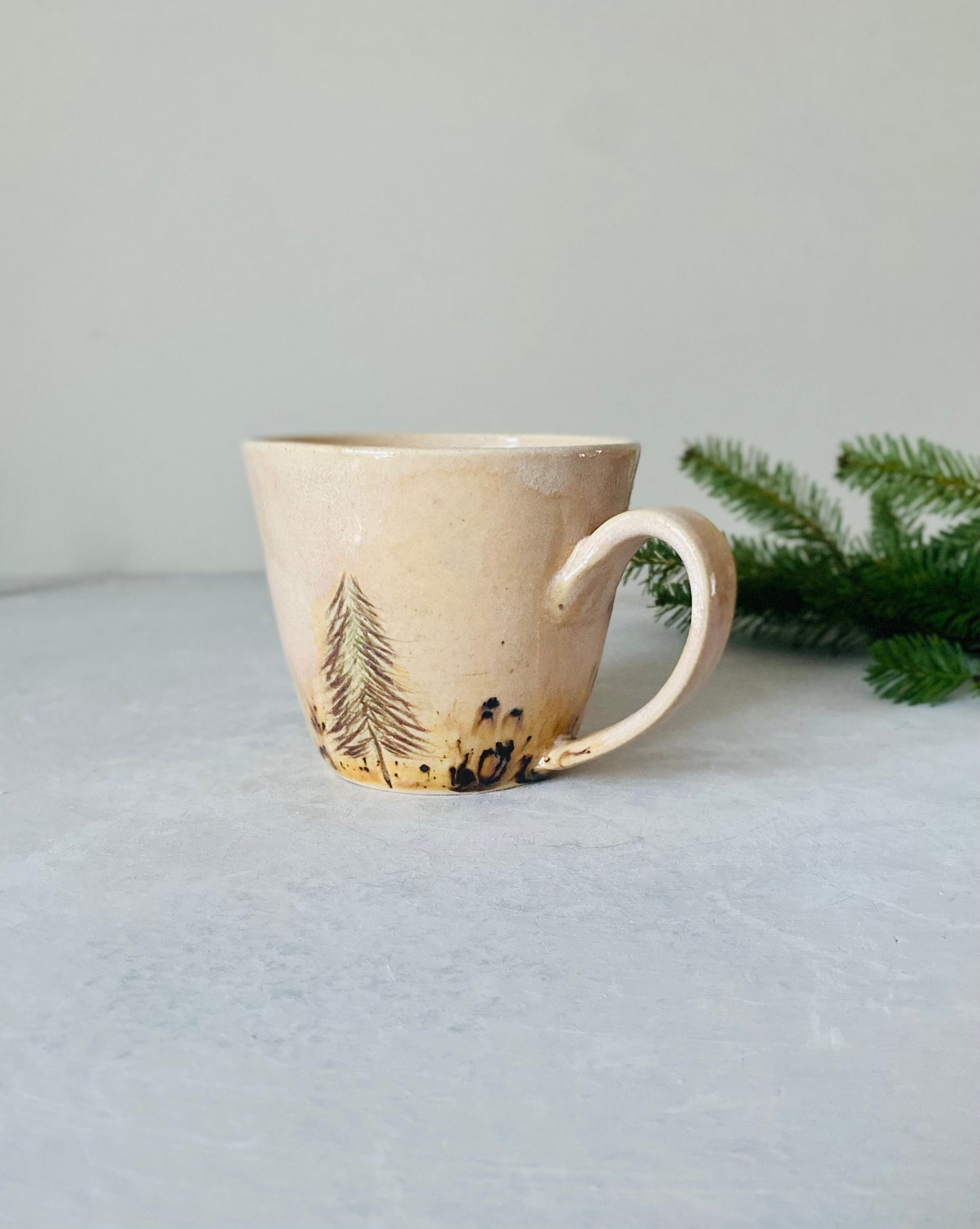 14 oz Evergreen Tree Mug 4