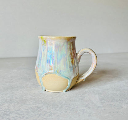 Iridescent Pastel Rainbow Drip Mug (second)