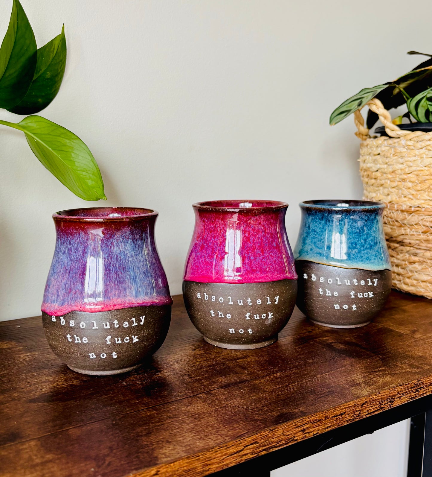 Pre-order: SET OF 3 Absolutely the Fuck Not Mugs