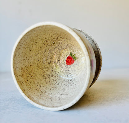 Strawberry Speckled Planter (Second)