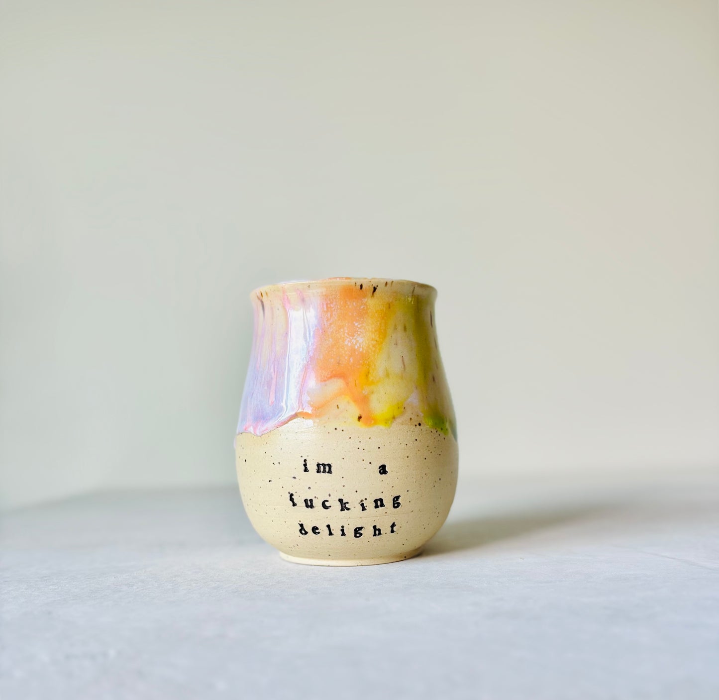 I’m a Fucking Delight Rainbow Mug (13.5 fl oz)