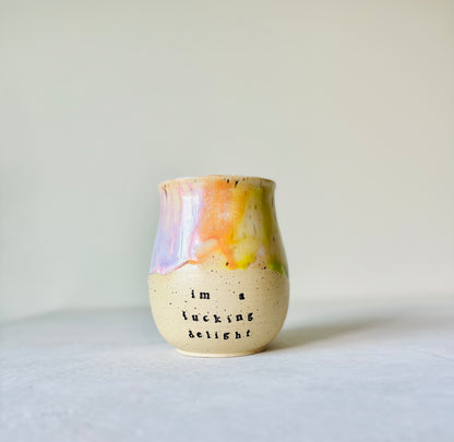 I’m a Fucking Delight Rainbow Mug (13.5 fl oz)