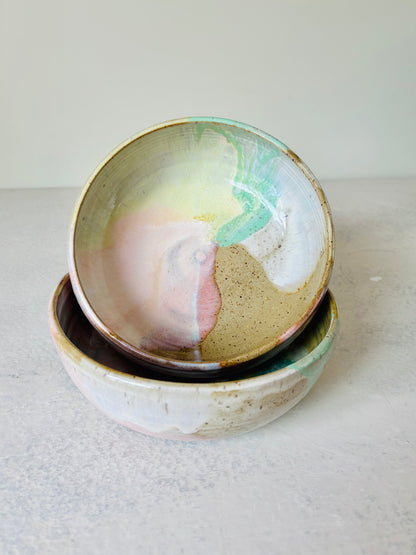 Rustic Rainbow Pasta Bowl Set (Second)