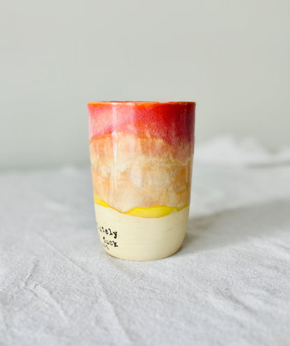 Warm Rainbow “Absolutely the Fuck Not” Tumbler (14.5 fl oz)