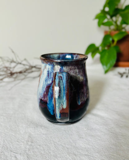 14 fl oz Outer Space 22k Golden Moon Mug #1