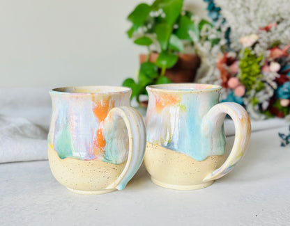 PRE-ORDER Rainbow Absolutely The Fuck Not Mug in Speckled Stoneware