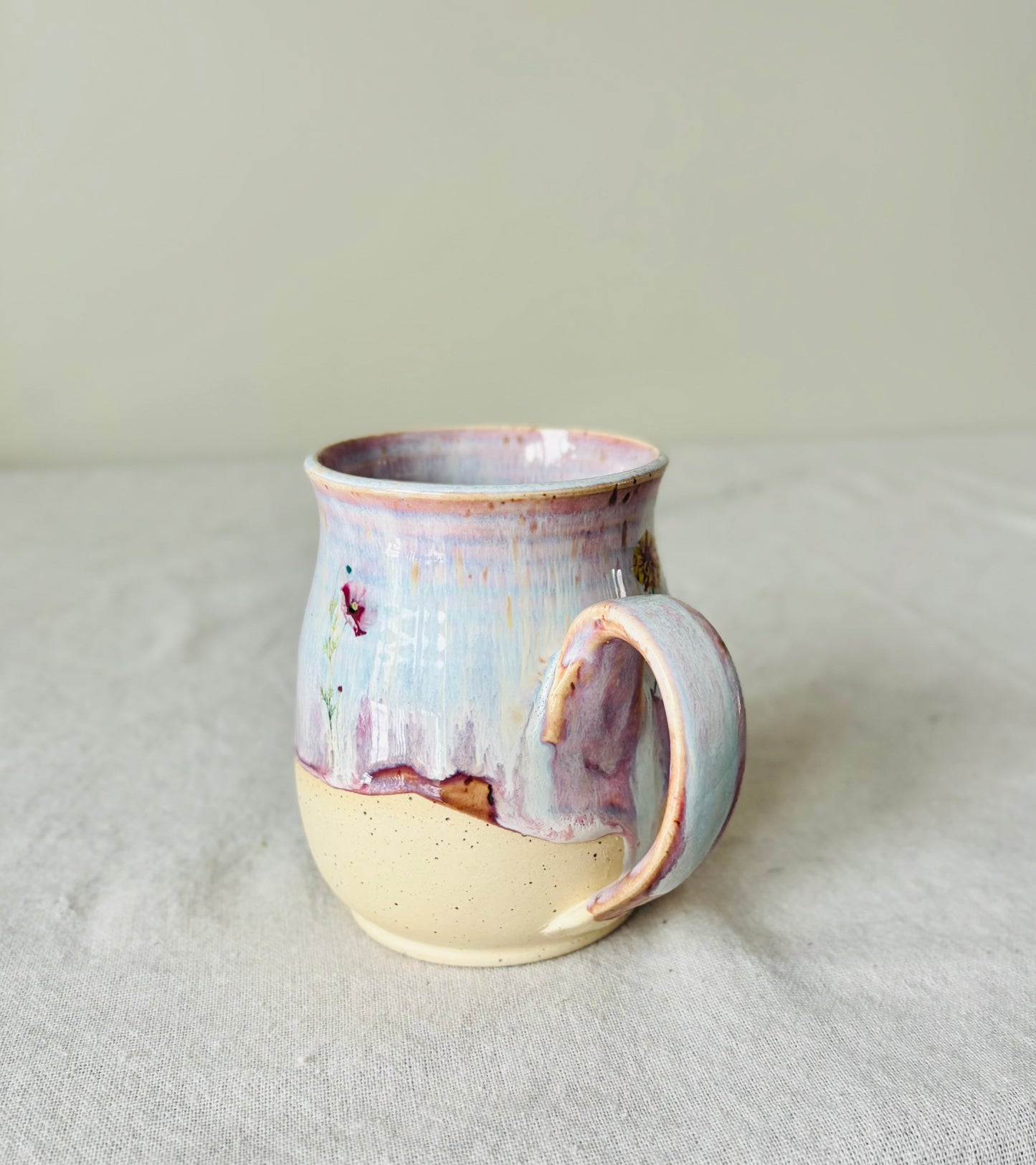 Early Blooms Mug in Pink Cloud