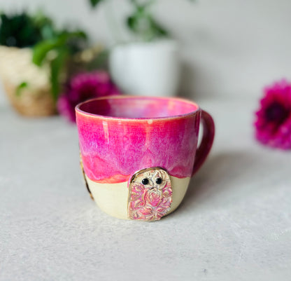 Victorian Rose 22k 3D Ghost Mug