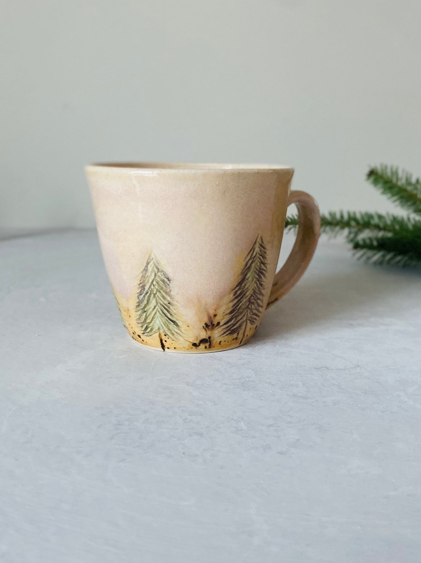 14 oz Evergreen Tree Mug 4