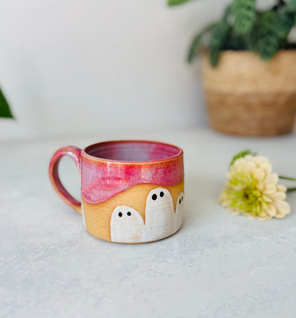 Frightening Fuchsia Ghost Mug (15 fl oz)