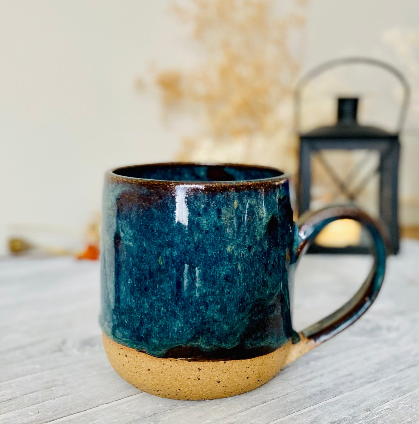 Iron Stone Mug in Brown Speck