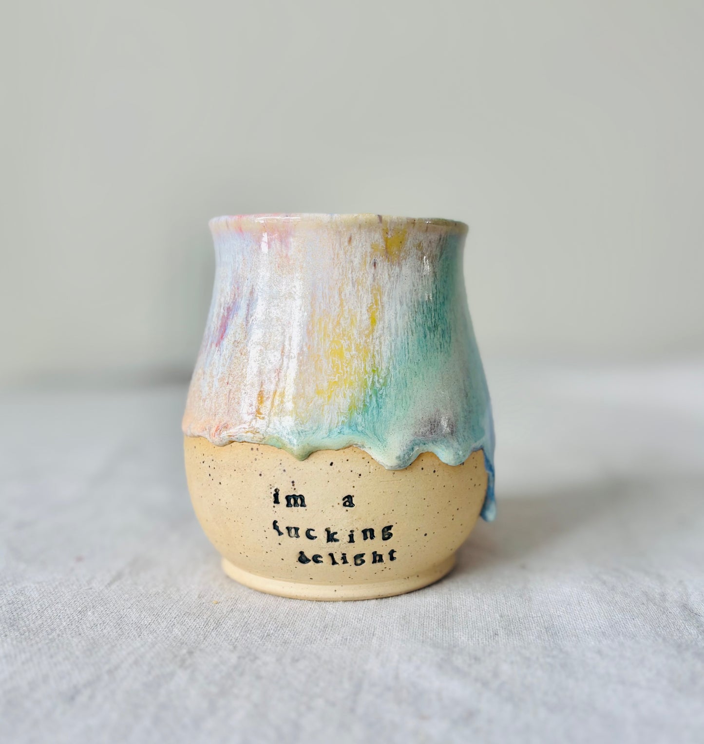 Pre-order I’m a Fucking Delight Rainbow Mug (15-16 fl oz) (8-12 weeks)