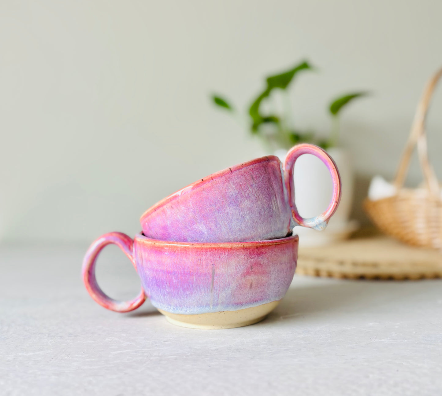 Summer Rose Cappuccino Mug (14.5 fl oz)