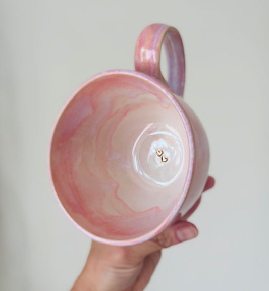 Hidden Hearts Cappuccino Mug