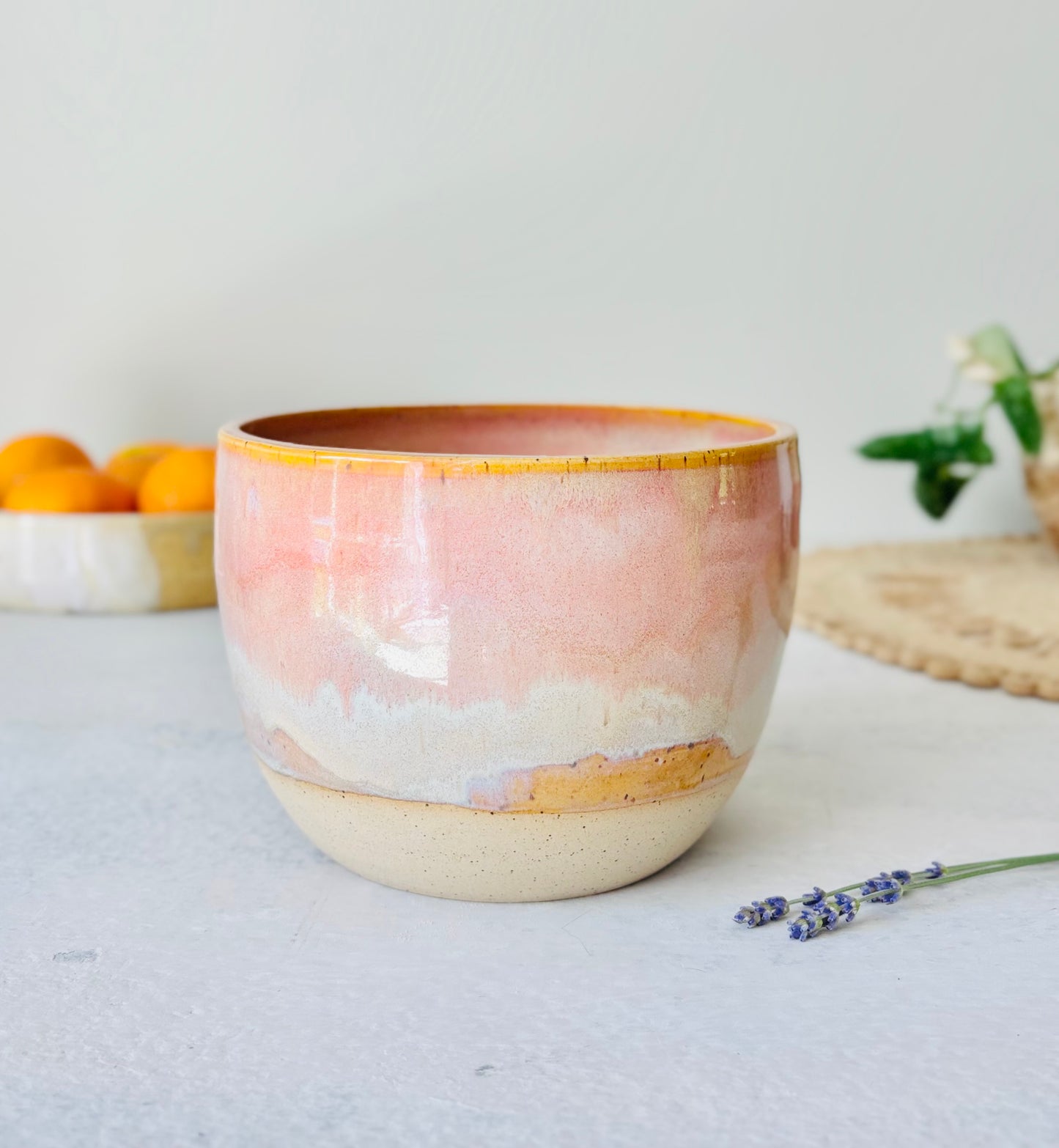 Serving Bowl in Pastel Persimmon (7cups)