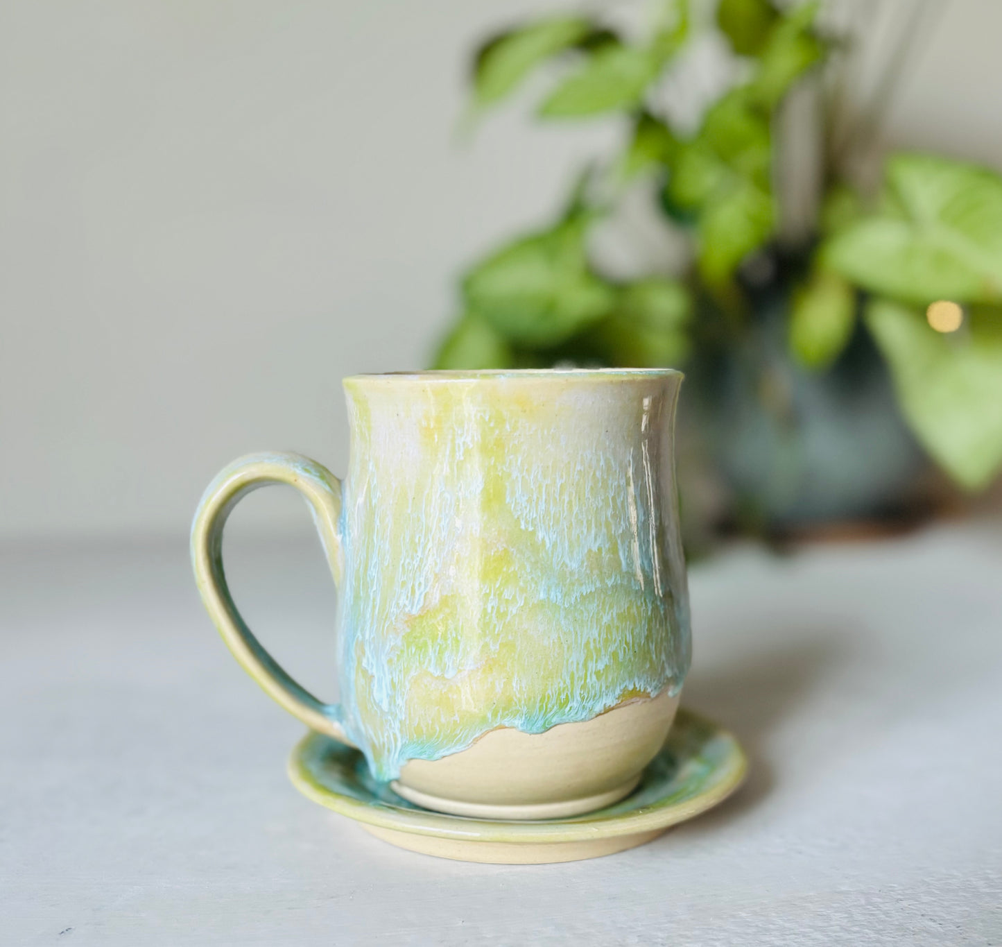 Pastel Spring TWAT Mug and Saucer Set