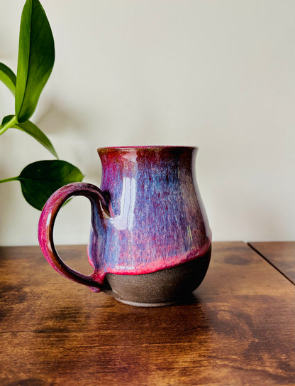 Pre-Order: Absolutely the Fuck Not Mug Summer Berry Glaze on Black Clay (10-12 weeks)