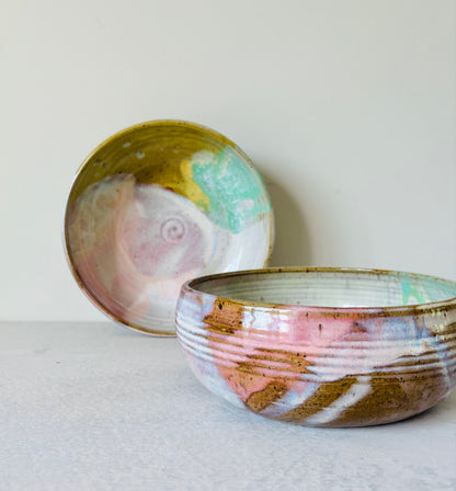 Rustic Rainbow Pasta Bowl Set (Second)