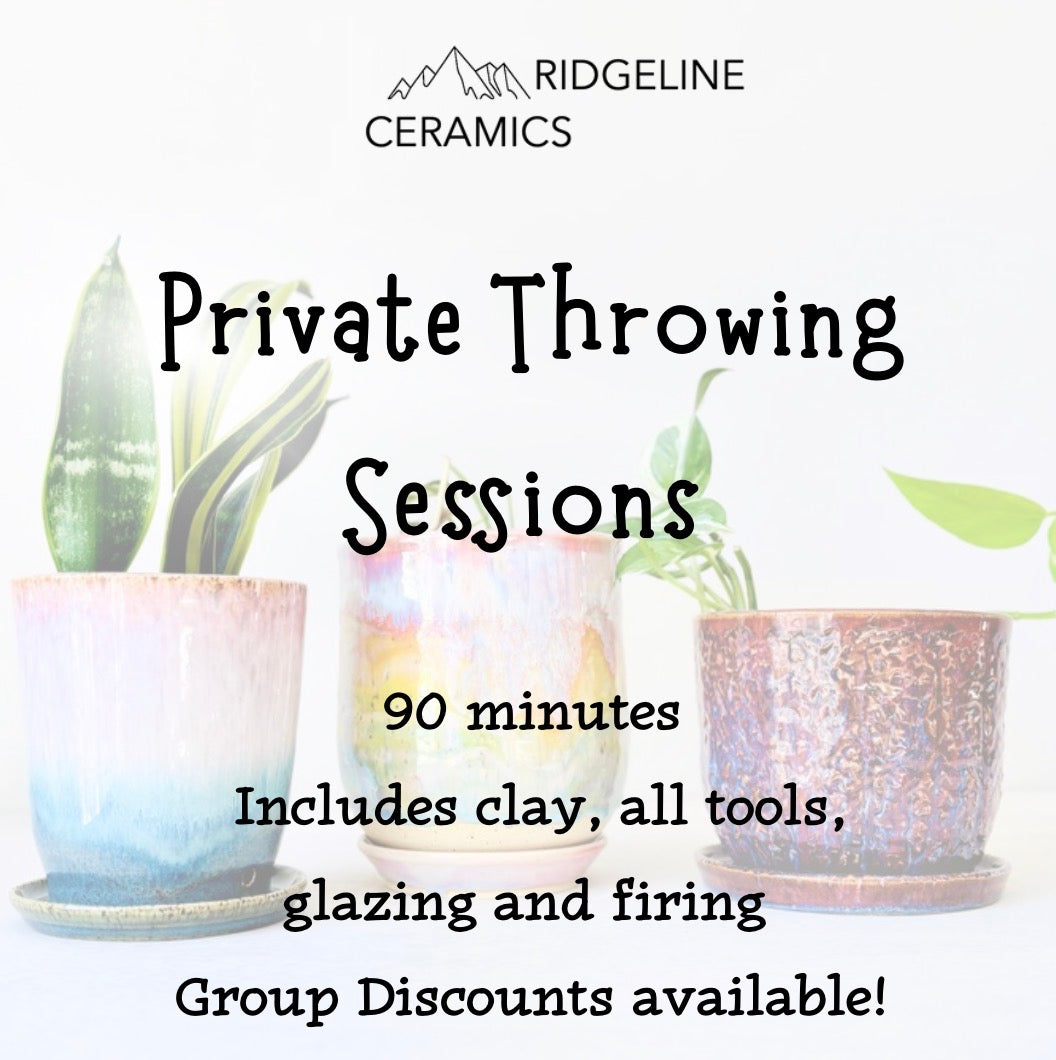 Private Wheel Throwing Session 90 Minutes