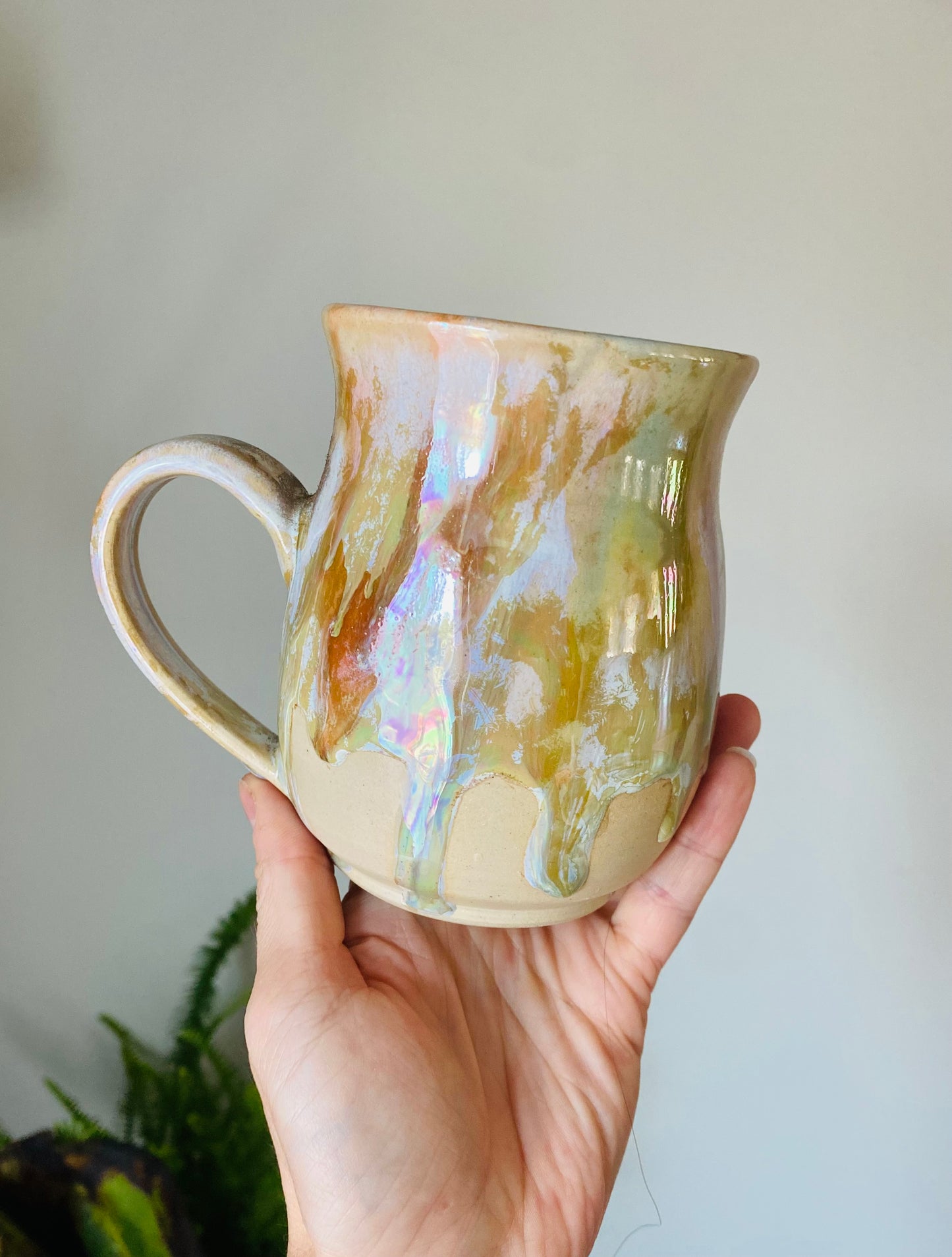 12 oz Iridescent Golden Ember Mug