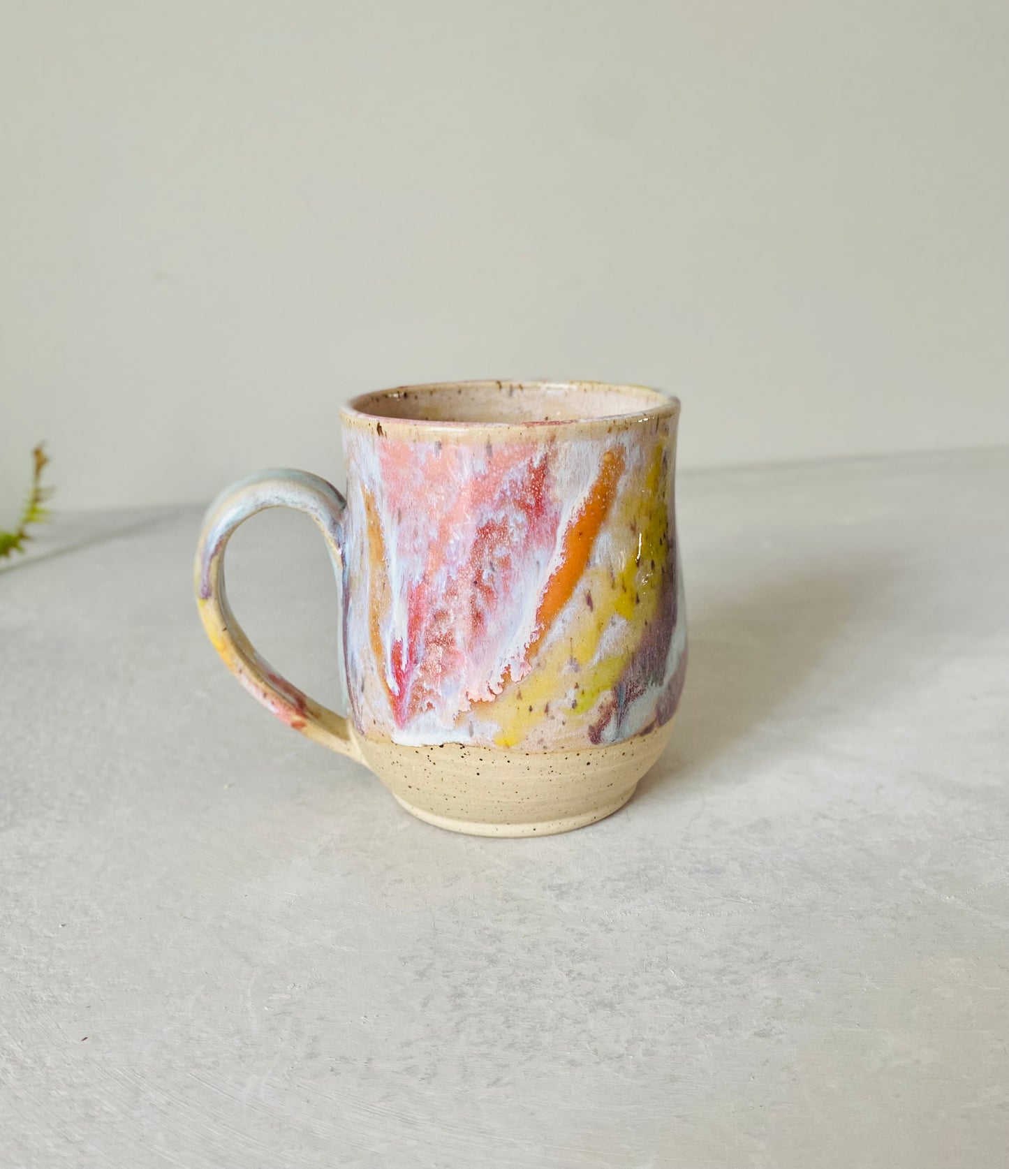 18 oz Cascading Rainbow Mug