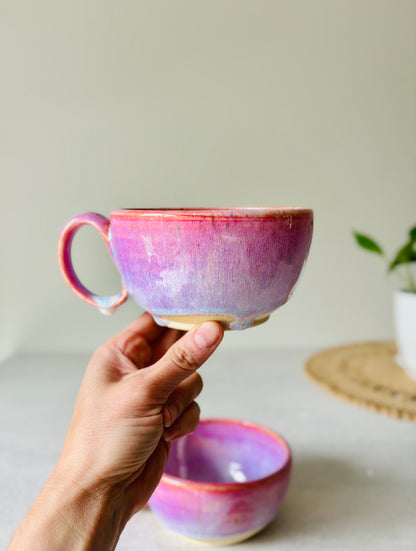 Summer Rose Cappuccino Mug (14.5 fl oz)