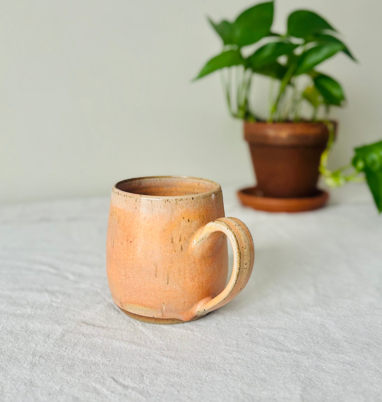 Recycled Clay Matte Orange Mug