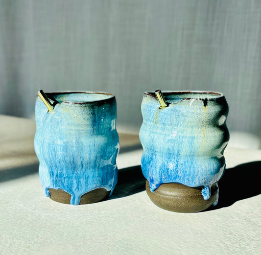 Drippy Black & Blue Sippy Cup