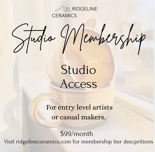 Studio Access Membership Billed Monthly Waitlist for June 1 Start
