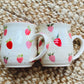 14-16 oz Made to Order Hand Painted Strawberry Mug 4-6 Weeks