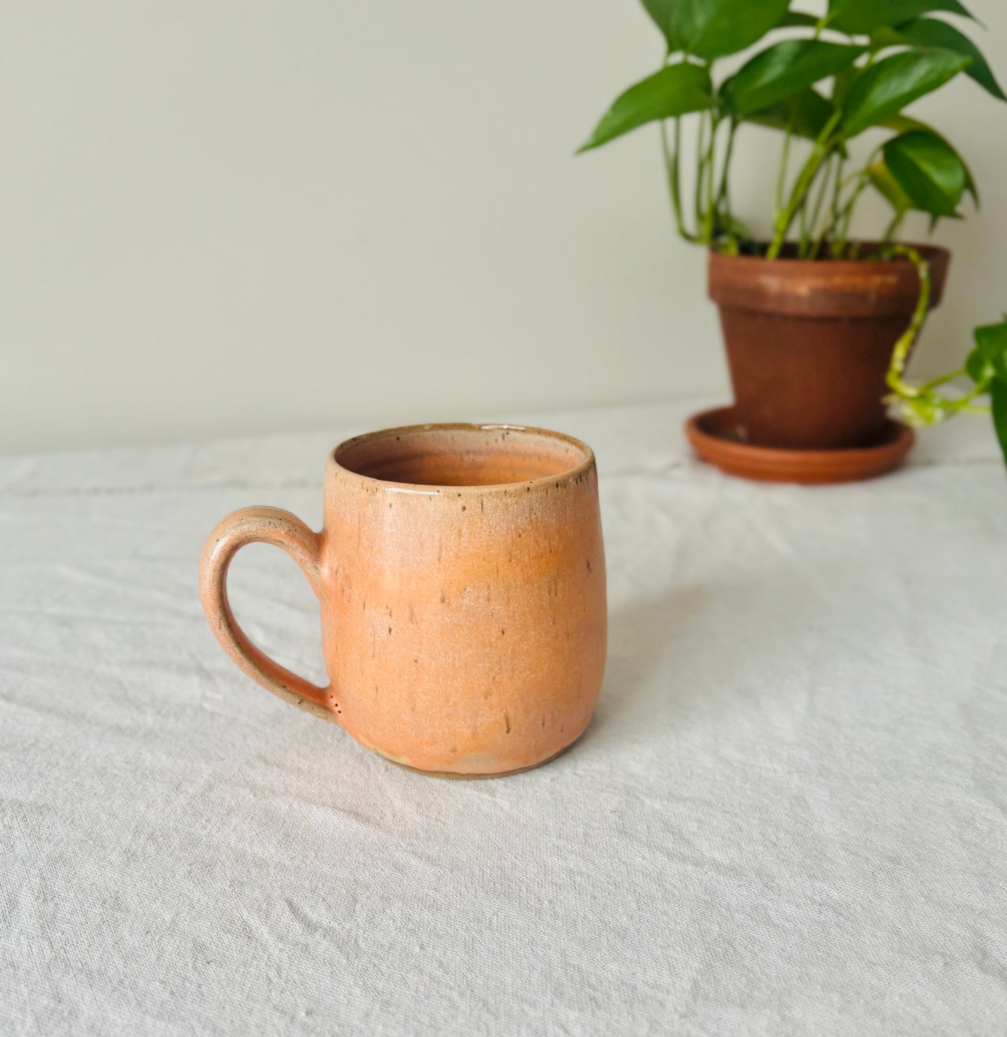 Recycled Clay Matte Orange Mug