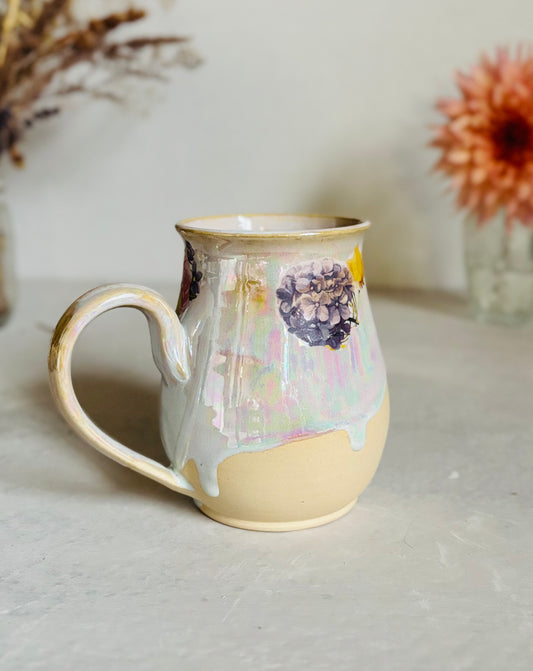 Iridescent Floral Mug (second)