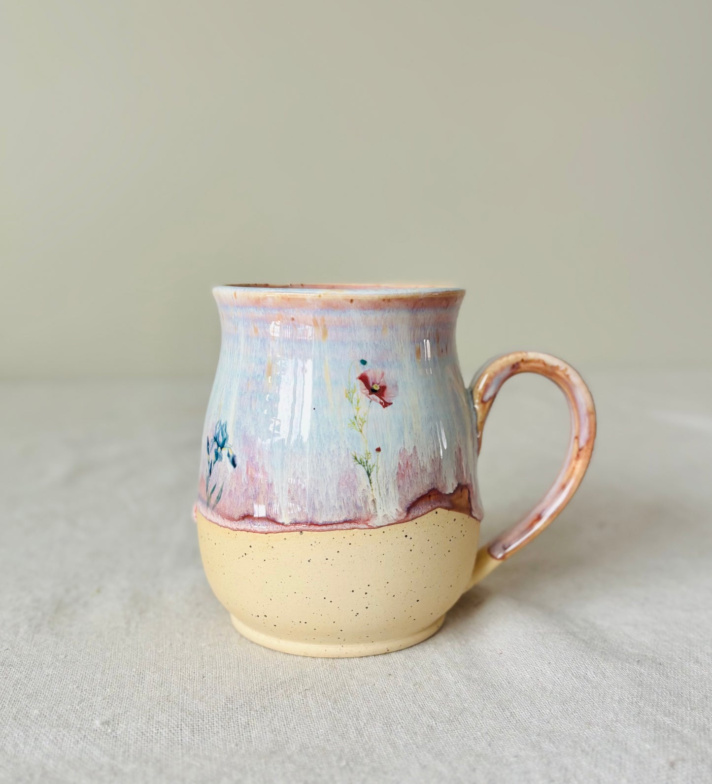 Early Blooms Mug in Pink Cloud