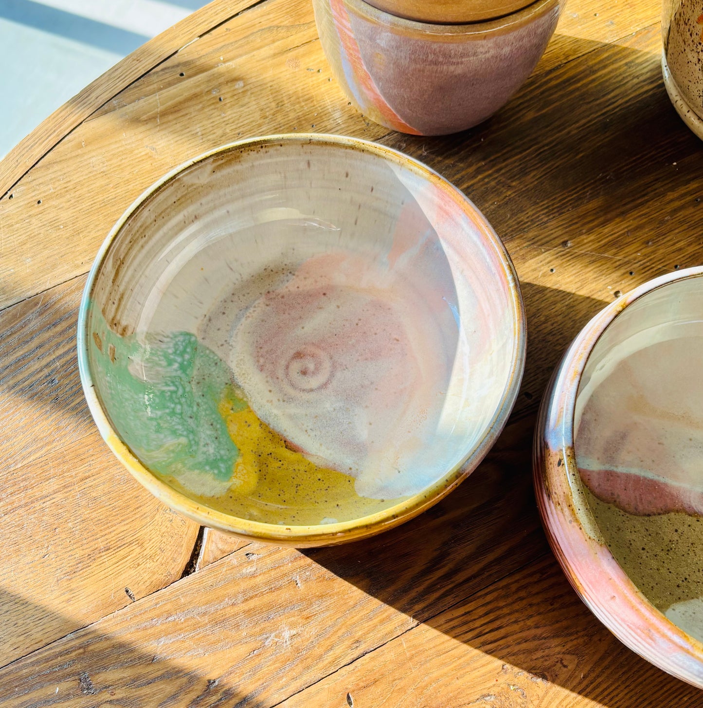 Rustic Rainbow Pasta Bowl Set (Second)