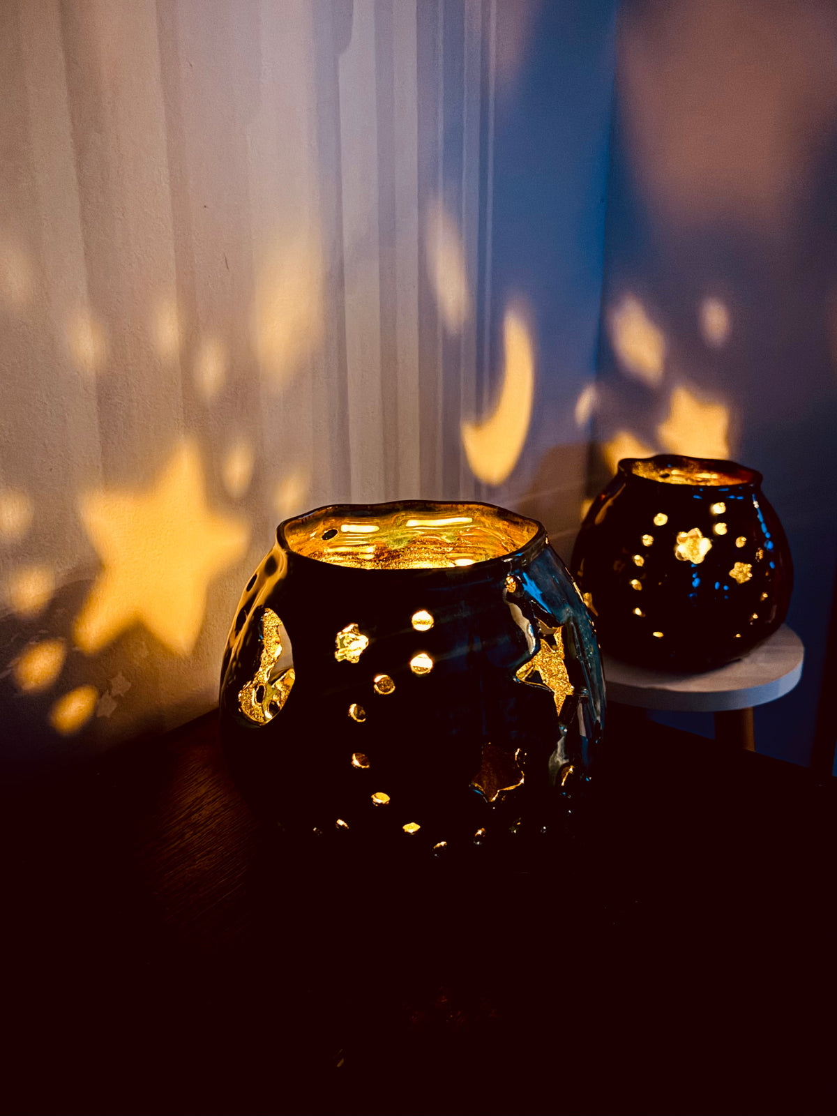 Harvest Nights Lantern in Emerald