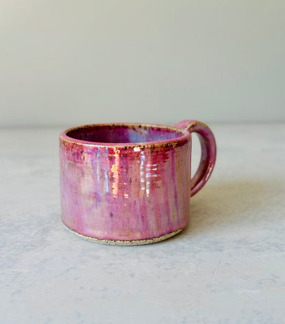 Iridescent Speckled Rose Mug (second)