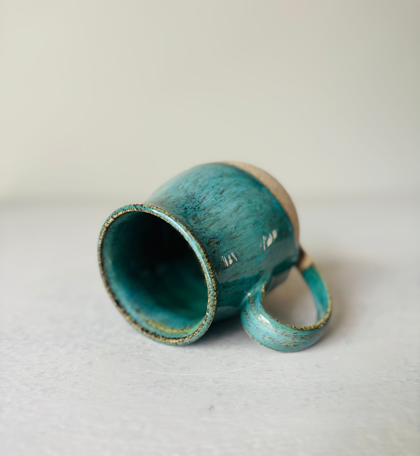 Speckled Mug in Lush Green