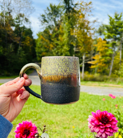 Chrome Green & Copper Mug