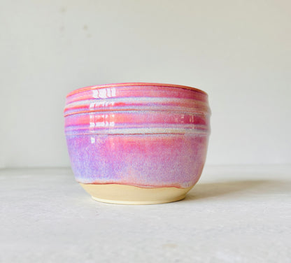 Textured Small Bowl Pink Cadillac